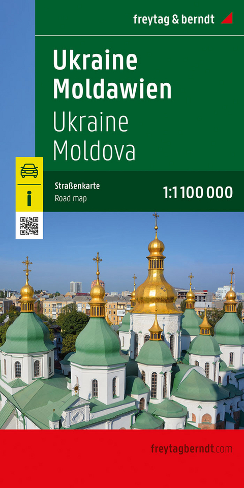 Ukraine - Moldawien, Stra&szlig;enkarte 1:1.000.000, freytag & berndt