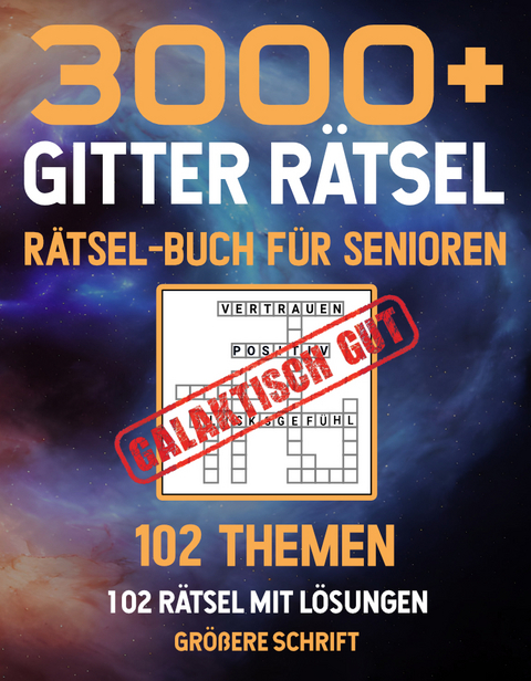 3000+ Gitter R&auml;tsel Buch f&uuml;r Senioren aus 102 Themengebieten