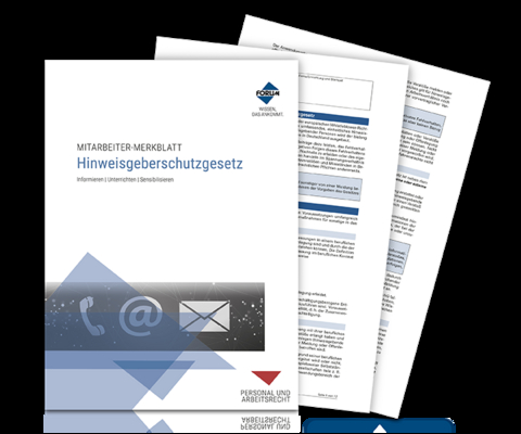 Mitarbeitermerkblatt Kinderschutz