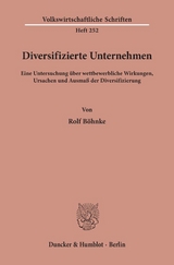 Diversifizierte Unternehmen. - Rolf B&ouml;hnke
