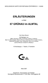 Erl&auml;uterungen zu Blatt 67 Gr&uuml;nau im Almtal - Hans Egger