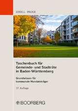 Taschenbuch f&uuml;r Gemeinde- und Stadtr&auml;te in Baden-W&uuml;rttemberg - Herbert O. Zinell, Luisa Pauge