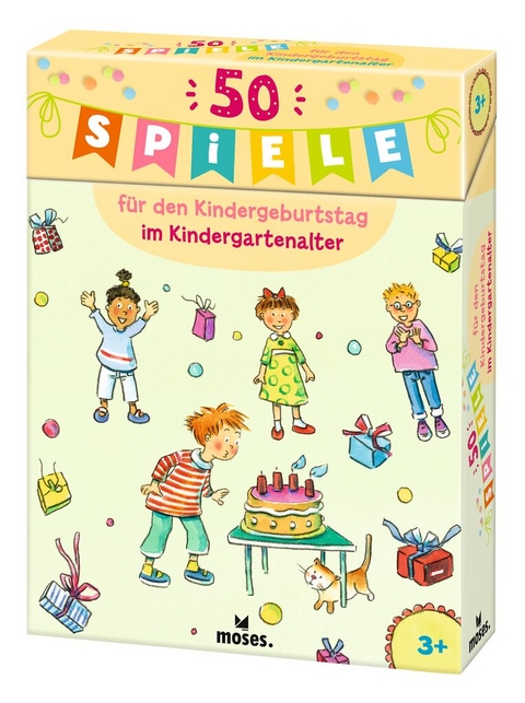50 Spiele f&uuml;r den Kindergeburtstag im Kindergartenalter - Anna Bernhard, Silvia Schmitz