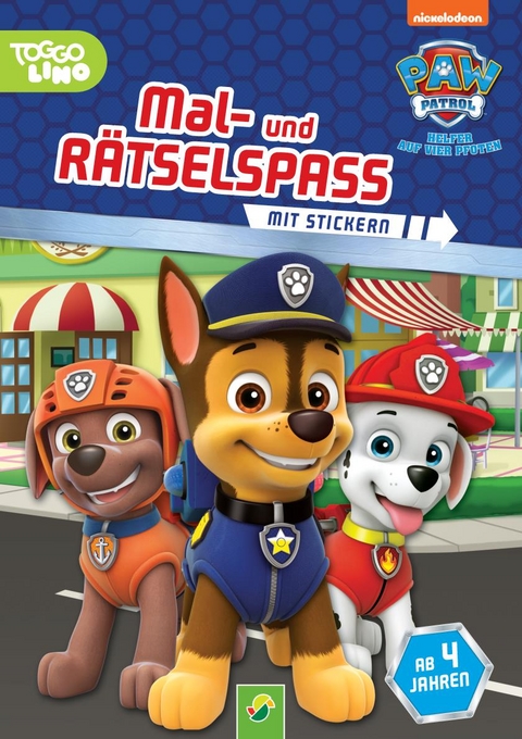 Paw Patrol Mal- und R&auml;tselspa&szlig;