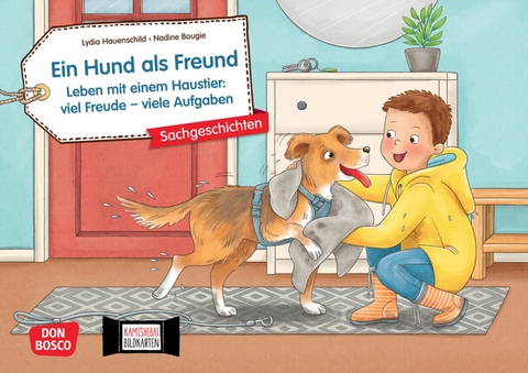 Ein Hund als Freund. Leben mit einem Haustier: viel Freude - viele Aufgaben. Kamishibai Bildkartenset - Lydia Hauenschild