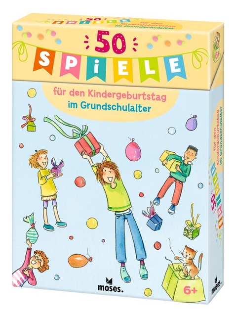 50 Spiele f&uuml;r den Kindergeburtstag im Grundschulalter - Anna Bernhard, Silvia Schmitz