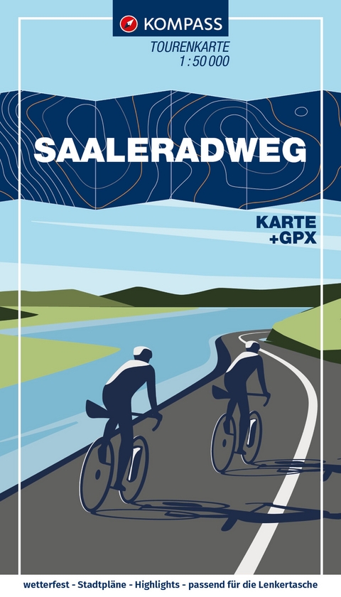 KOMPASS Fahrrad-Tourenkarte Saaleradweg - Von M&uuml;nchberg nach Sch&ouml;nebeck (Elbe) 1:50.000