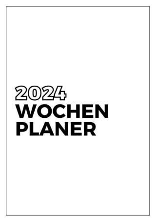 Wochenplaner - Kalender - 2024 - DIN A5