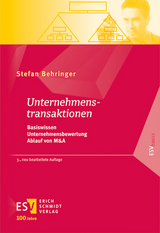 Unternehmenstransaktionen - Stefan Behringer