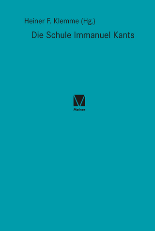Die Schule Immanuel Kants