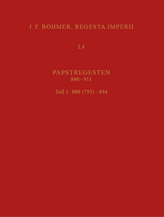 4: Papstregesten 800-911, 1: 795-844