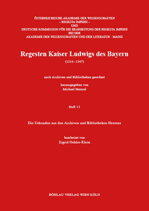 Die Urkunden aus den Archiven und Bibliotheken Hessens