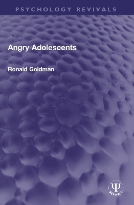 Angry Adolescents - Ronald Goldman