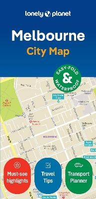Lonely Planet Melbourne City Map