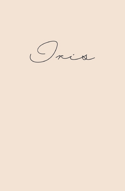 Iris - Notizbuch/Tagebuch - klassisch &amp; elegant - Sandra A.