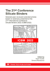 The 21st Conference Silicate Binders - 