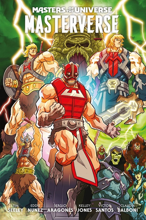 Masters of the Universe: Masterverse - Tim Seeley, Sergio Aragones, Kelley Jones, Eddie Nunez, E.J. Su, Victor Santos, Claudia Balboni, David Rubin, Daniel "Pez" Lopez, Fico Ossio