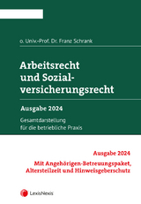 Arbeitsrecht und Sozialversicherungsrecht 2024 - Schrank, Franz