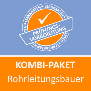 Kombi-Paket Rohrleitungsbauer Lernkarten