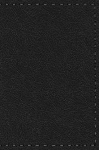 Notizbuch - Leder mit Naht (Farbe wie abgebildet)