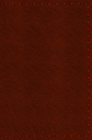 Notizbuch - Leder mit Naht (Farbe wie abgebildet)