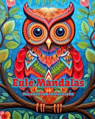 Eule Mandalas Malbuch f&uuml;r Erwachsene Anti-Stress-Motive zur F&ouml;rderung der Kreativit&auml;t - Inspiring Colors Editions