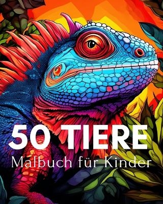Malbuch für Kinder 50 Tiere