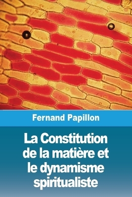 La Constitution de la mati&egrave;re et le dynamisme spiritualiste - Fernand Papillon