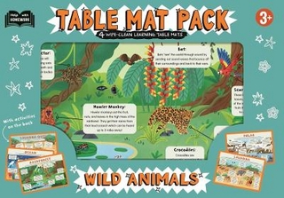 First Time Learning Wild Animals Table Mat Pack