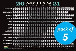 2021 Moon Calendar Card (5 Pack)