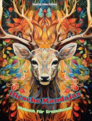 Hirsche Mandalas Malbuch für Erwachsene Anti-Stress-Motive zur Förderung der Kreativität