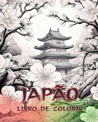 Livro para colorir do Jap&atilde;o - Japanese Coloring Books