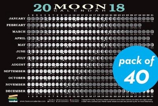 2018 Moon Calendar Card (40-Pack)