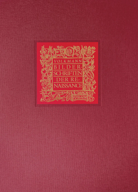 Ludwig Volkmann: Bilderschriften der Renaissance - Ludwig Volkmann