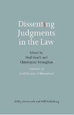 Dissenting Judgments in the Law