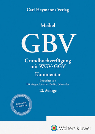 GBV Grundbuchverfügung