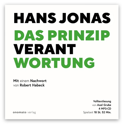 Das Prinzip Verantwortung - Hans Jonas