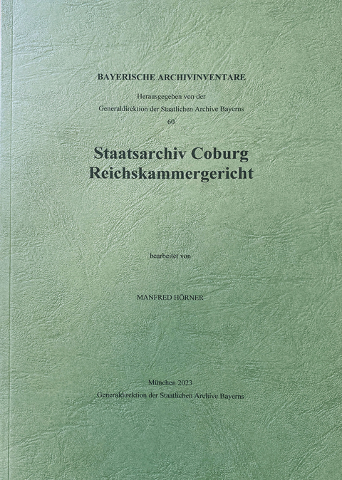 Staatsarchiv Coburg. Reichskammergericht