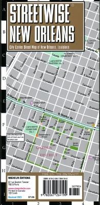 Streetwise New Orleans Map- Laminated City Center Street Map of New Orleans, Louisiana -  Michelin