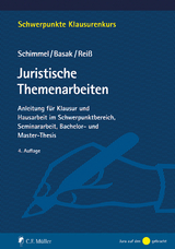 Juristische Themenarbeiten - Roland Schimmel, Denis Basak, Marc Rei&szlig;