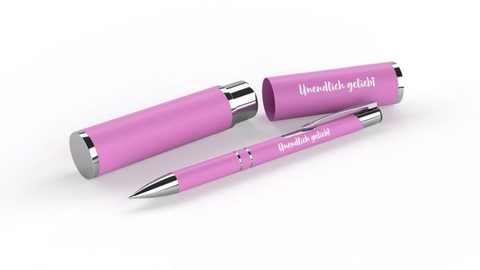 Kugelschreiber im Etui - Unendlich geliebt