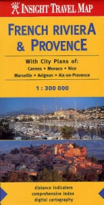 French Riviera and Provence Insight Travel Map - 