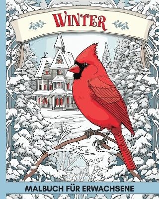 Winter Malbuch für Erwachsene