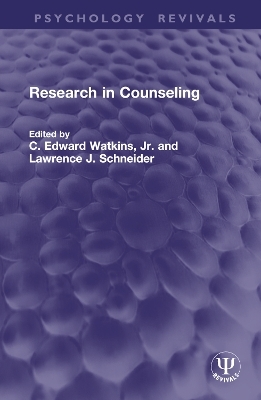 Research in Counseling - 