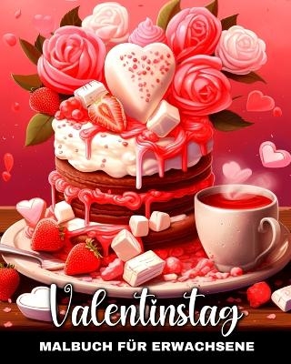 Valentinstag Malbuch für Erwachsene
