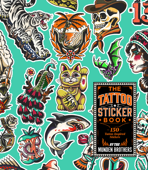The Tattoo Sticker Book -  Munden Brothers