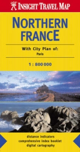 Northern France Insight Travel Map - 