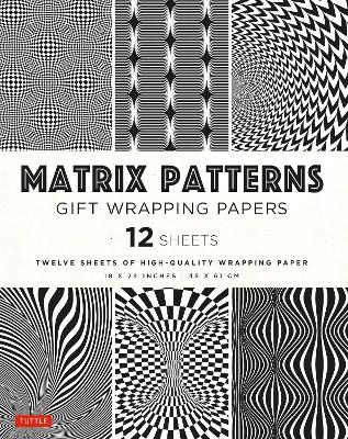 Matrix Patterns Gift Wrapping Papers - 12 sheets