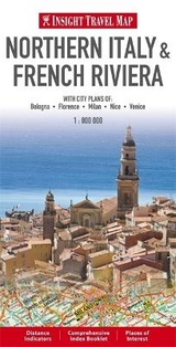 Insight Guides Travel Map Northern Italy & French Riviera - APA Publications Limited