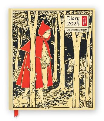 British Library: Children's Illustrators 2025 Desk Diary Planner - Week to View, Illustrated throughout - 
